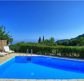 3 bedroom villa with pool & sea & mountain views, Episkepsi, sleeps 7